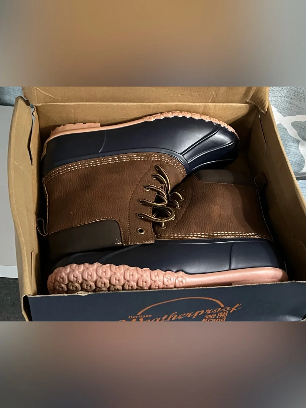 Weatherproof Tan and Navy Adam II Boot